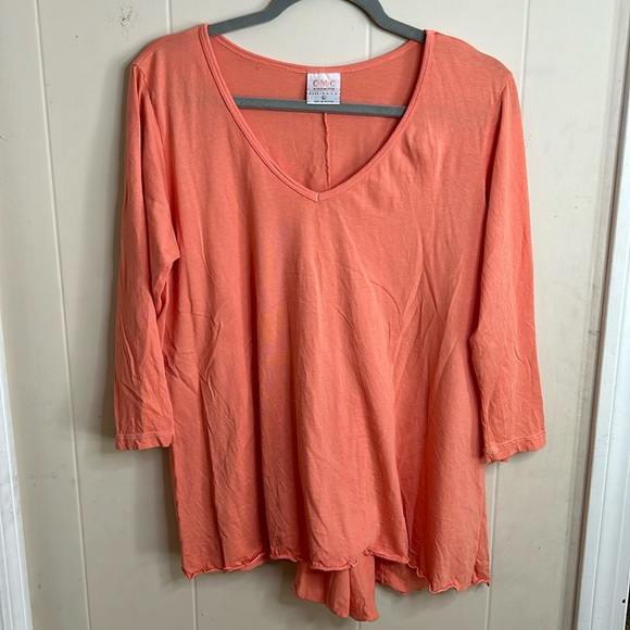 CMC by Color Me Cotton 3/4 Sleeve Top - Picture 1 of 6